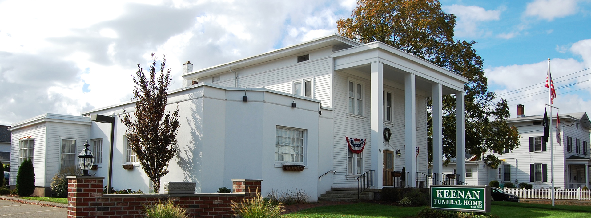 Keenan Funeral Homes building in West Haven, Connecticut