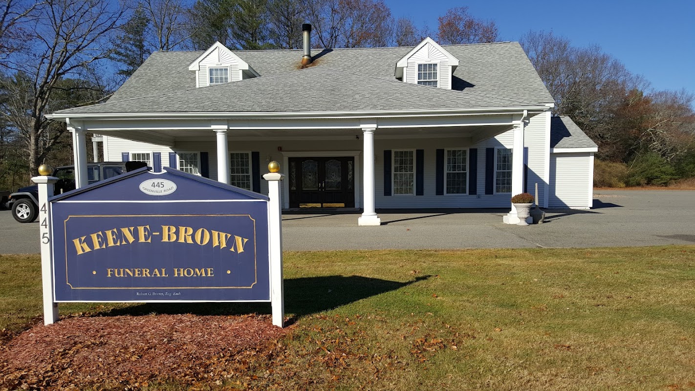 Keene-Brown Funeral Home building in North Smithfield, Rhode Island