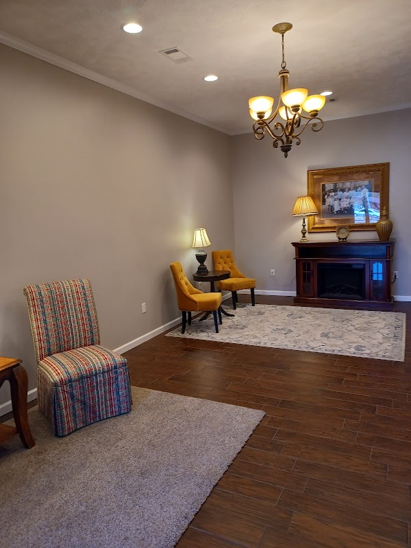 Kesler Funeral Home building in Baldwyn, Mississippi