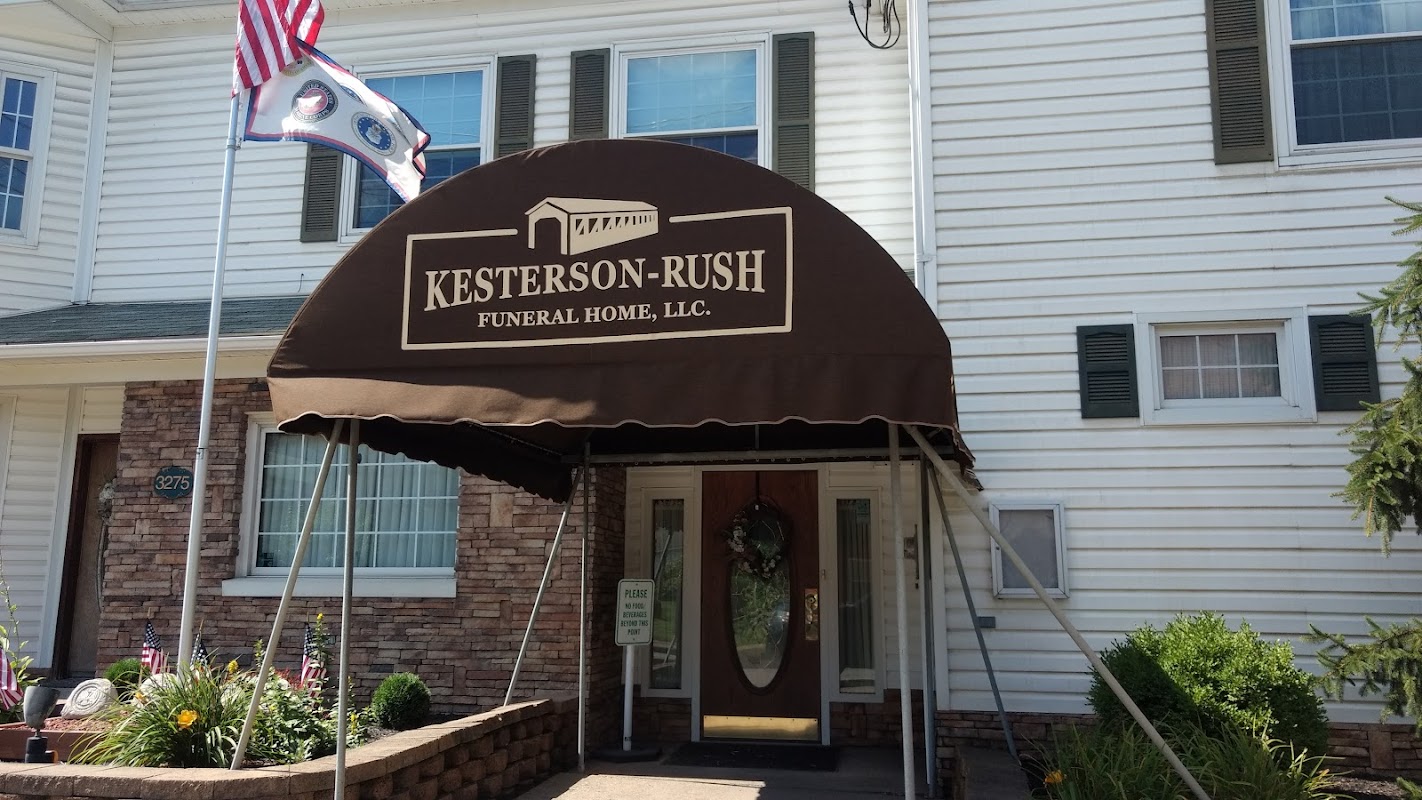 Kesterson-Rush Funeral Home building in Rogersville, Pennsylvania