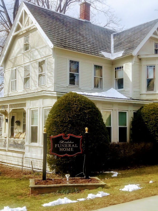 Kidder Funeral Home building in Northfield, Massachusetts