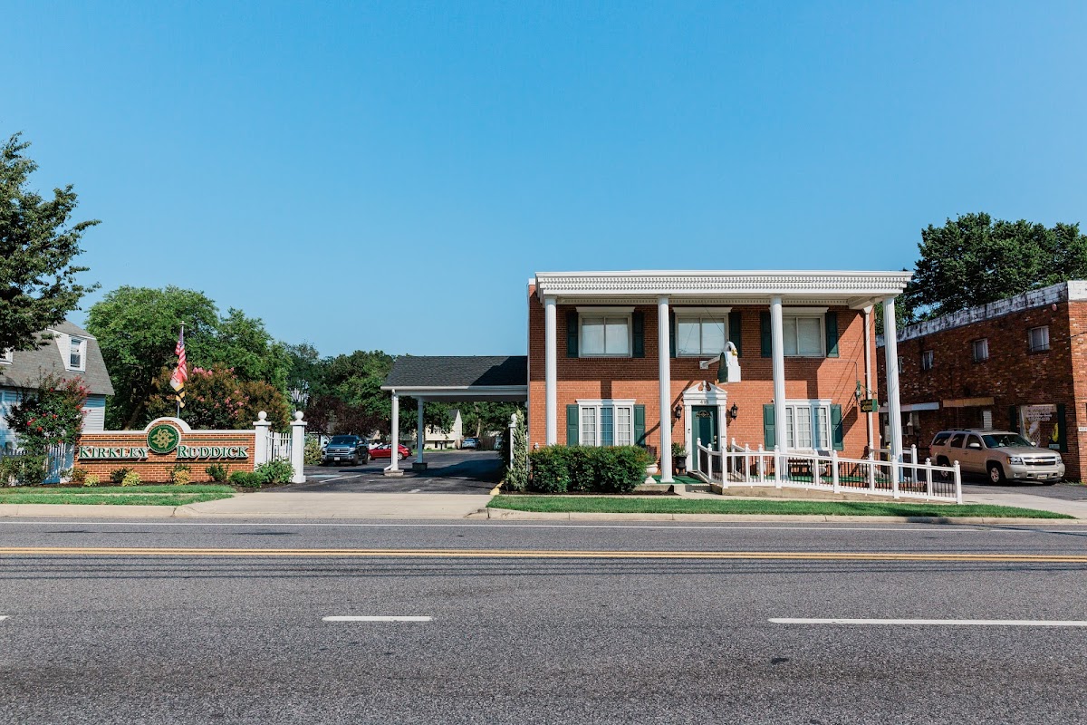 Kirkley-Ruddick Funeral Home building in Glen Burnie, Maryland