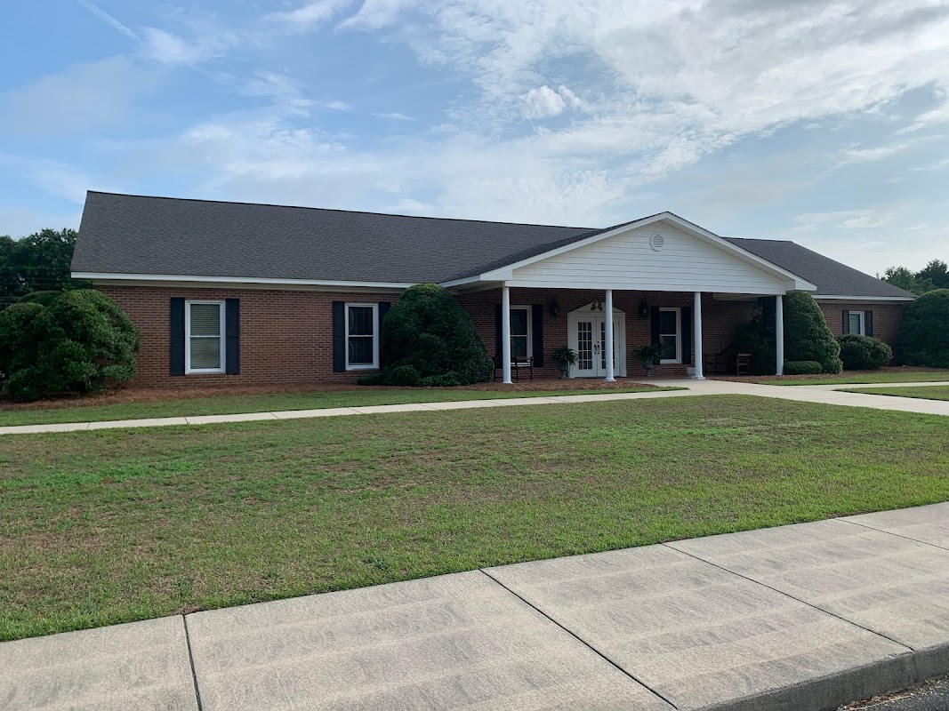 Kiser Funeral Home building in Cheraw, South Carolina