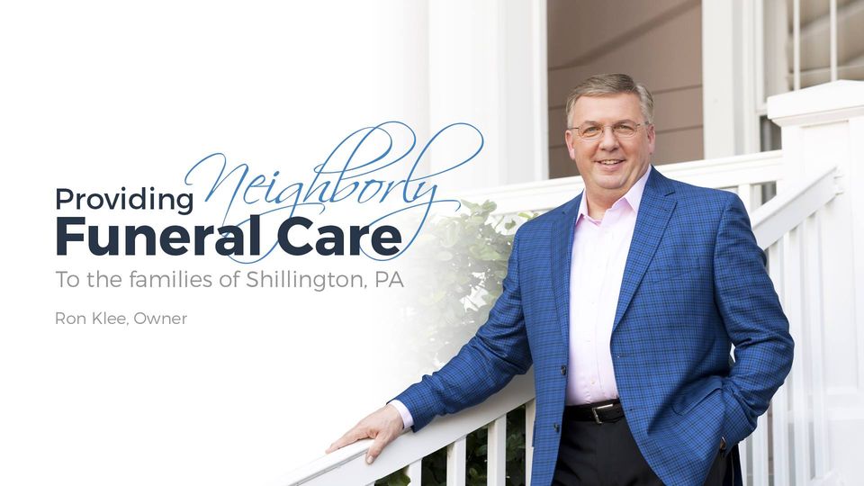 Klee Funeral Home & Cremation Services building in Shillington, Pennsylvania