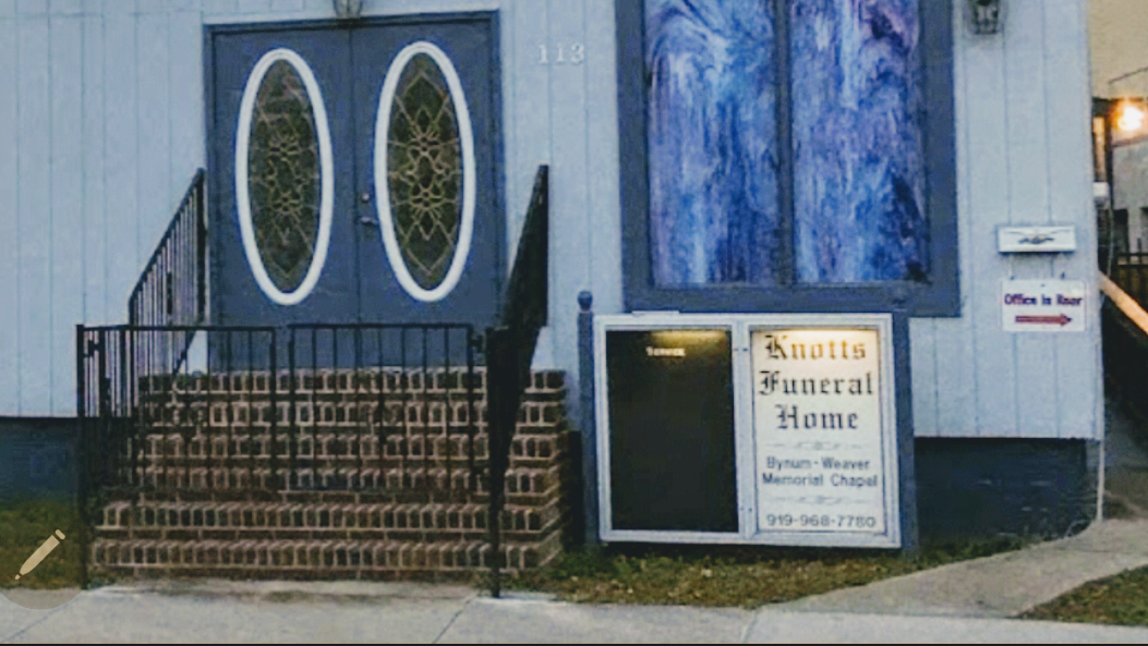 Knotts Funeral Home building in Chapel Hill, North Carolina