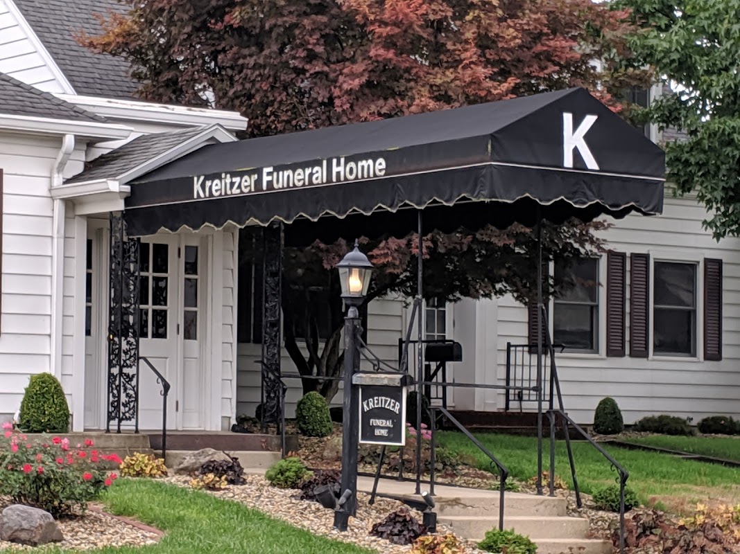 Kreitzer Funeral Home building in Arcanum, Ohio
