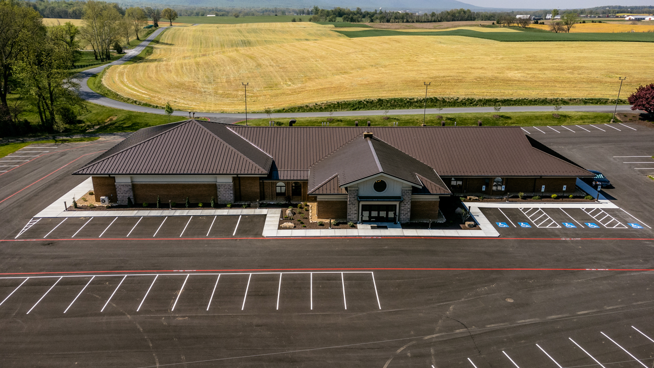 Kyger Funeral Home building in Elkton, Virginia