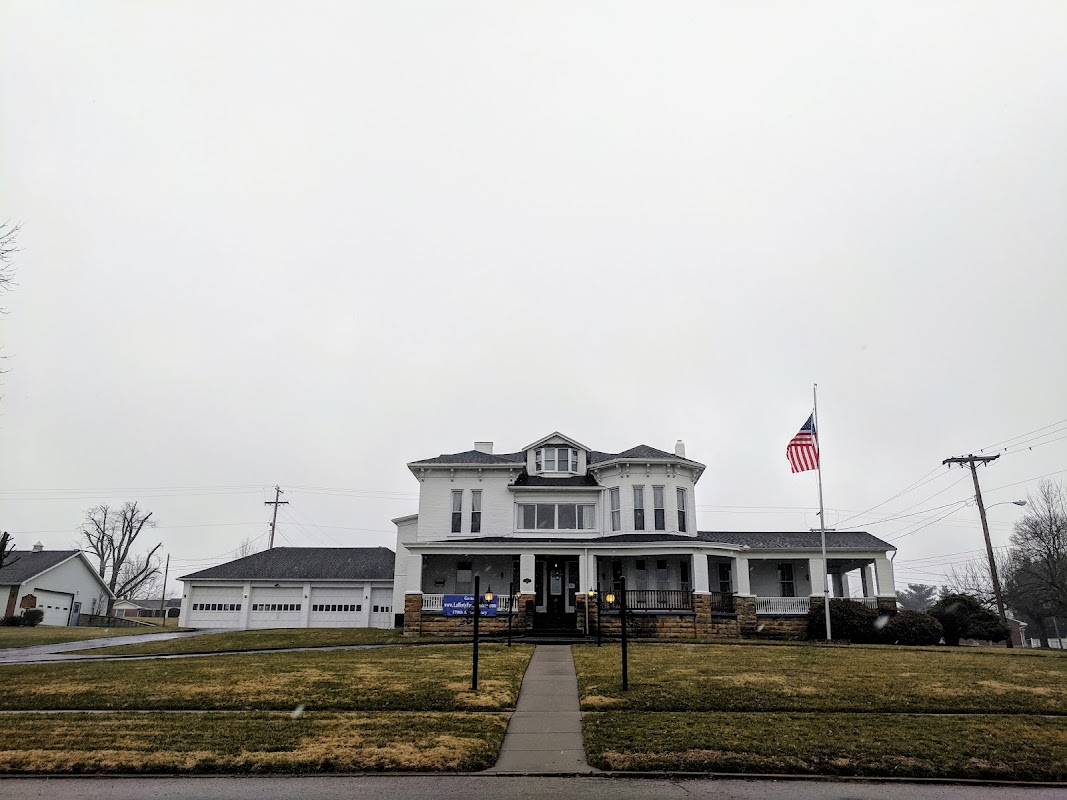 Lafferty Funeral Home building in West Union, Ohio