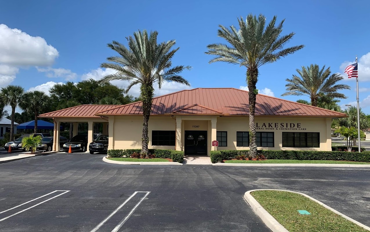Lakeside Funeral Home & Cremation Care building in Royal Palm Beach, Florida