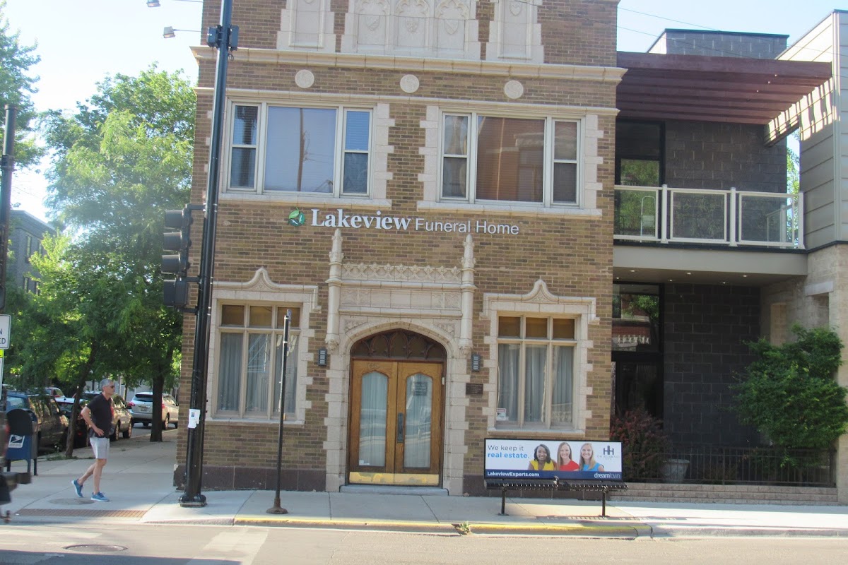 Lakeview Funeral Home building in Chicago, Illinois