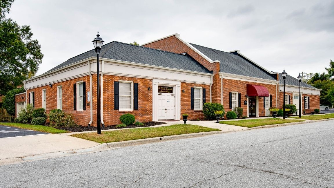 Lambeth Troxler Funeral & Cremation Service building in Greensboro, North Carolina