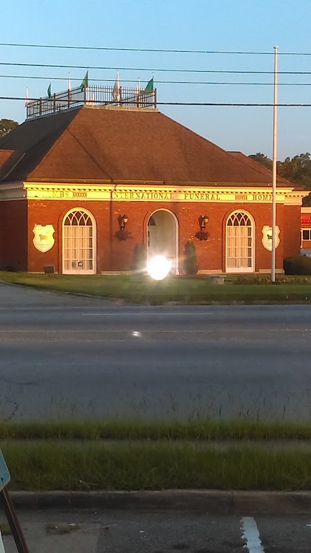 Lamb's International Funeral Home building in Columbus, Georgia