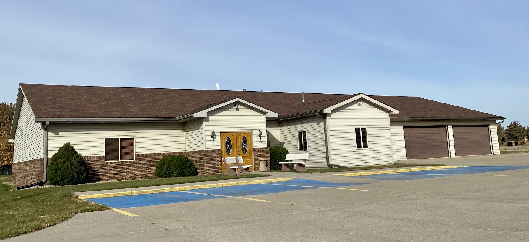 Lampe Funeral Home & Cremation Services building in Lake City, Iowa
