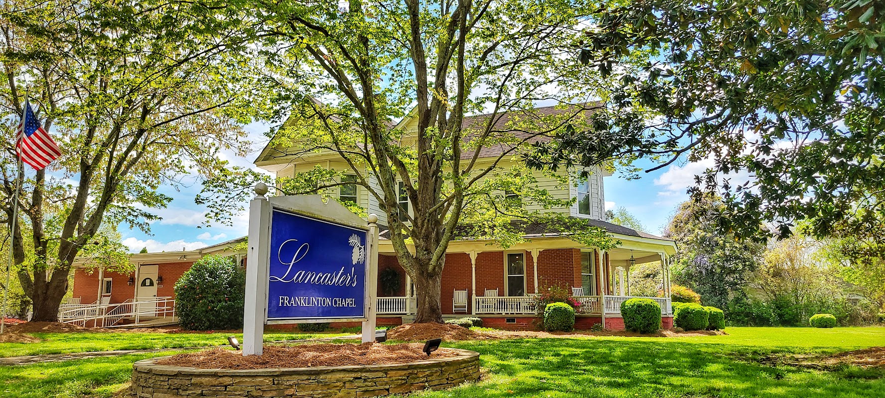 Lancaster Funeral & Cremation Services building in Franklinton, North Carolina