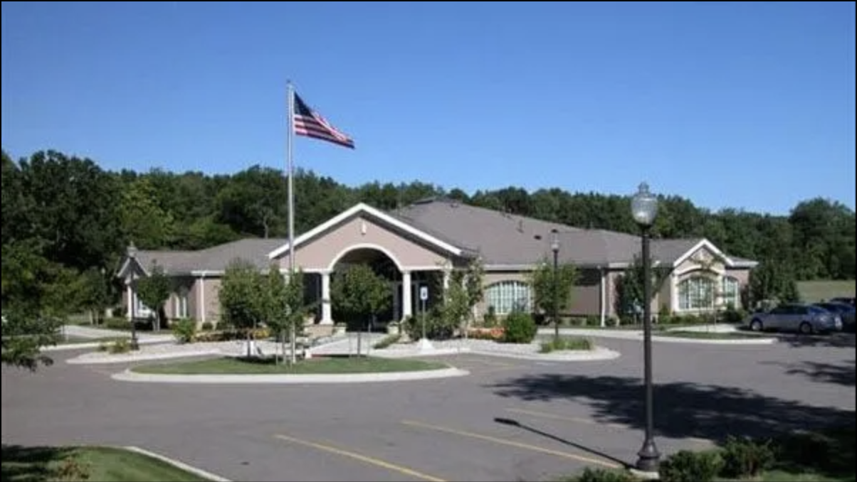 Langeland Family Funeral Homes building in Galesburg, Michigan