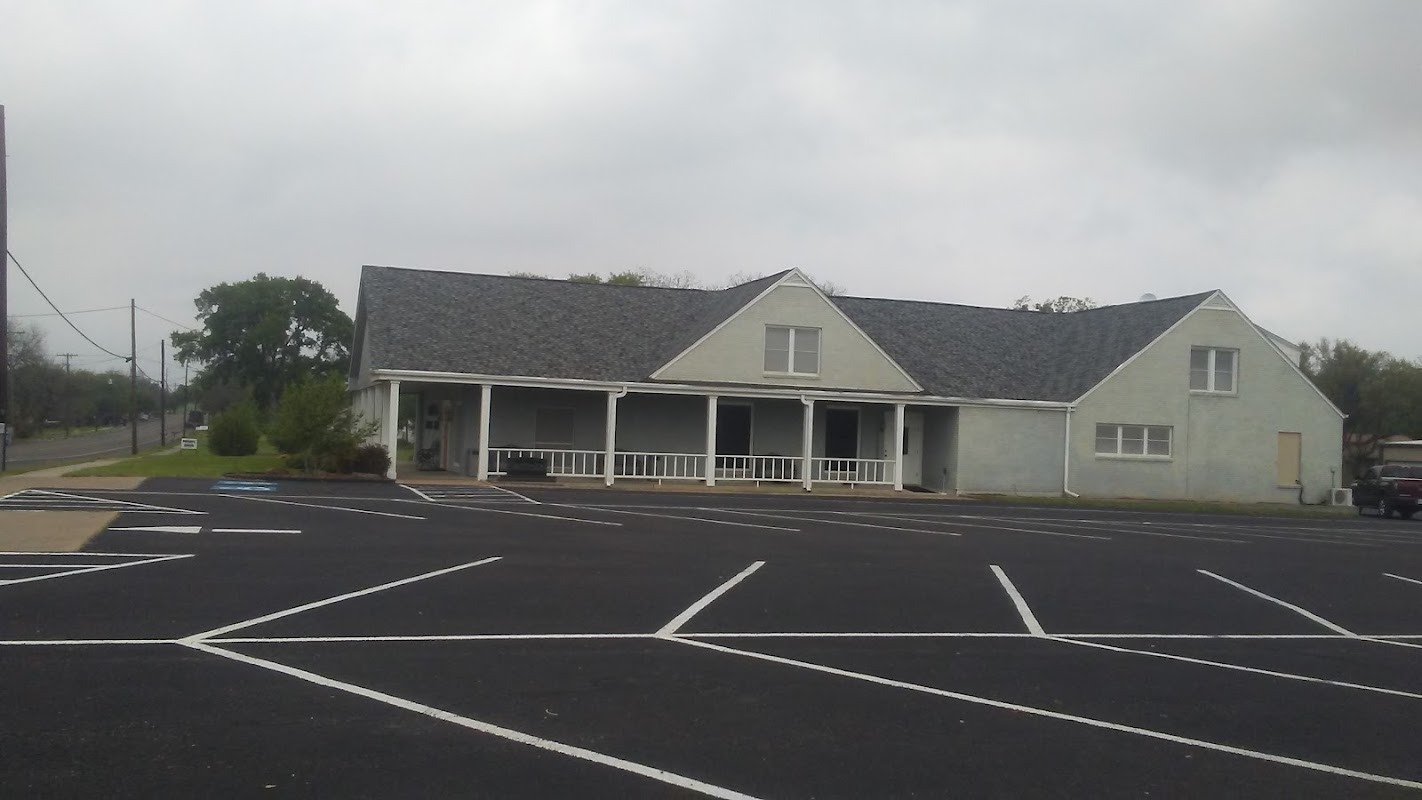 Lawson Funeral Home building in Meridian, Texas