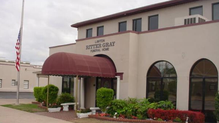 Lawton-Ritter-Gray Funeral Home building in Lawton, Oklahoma