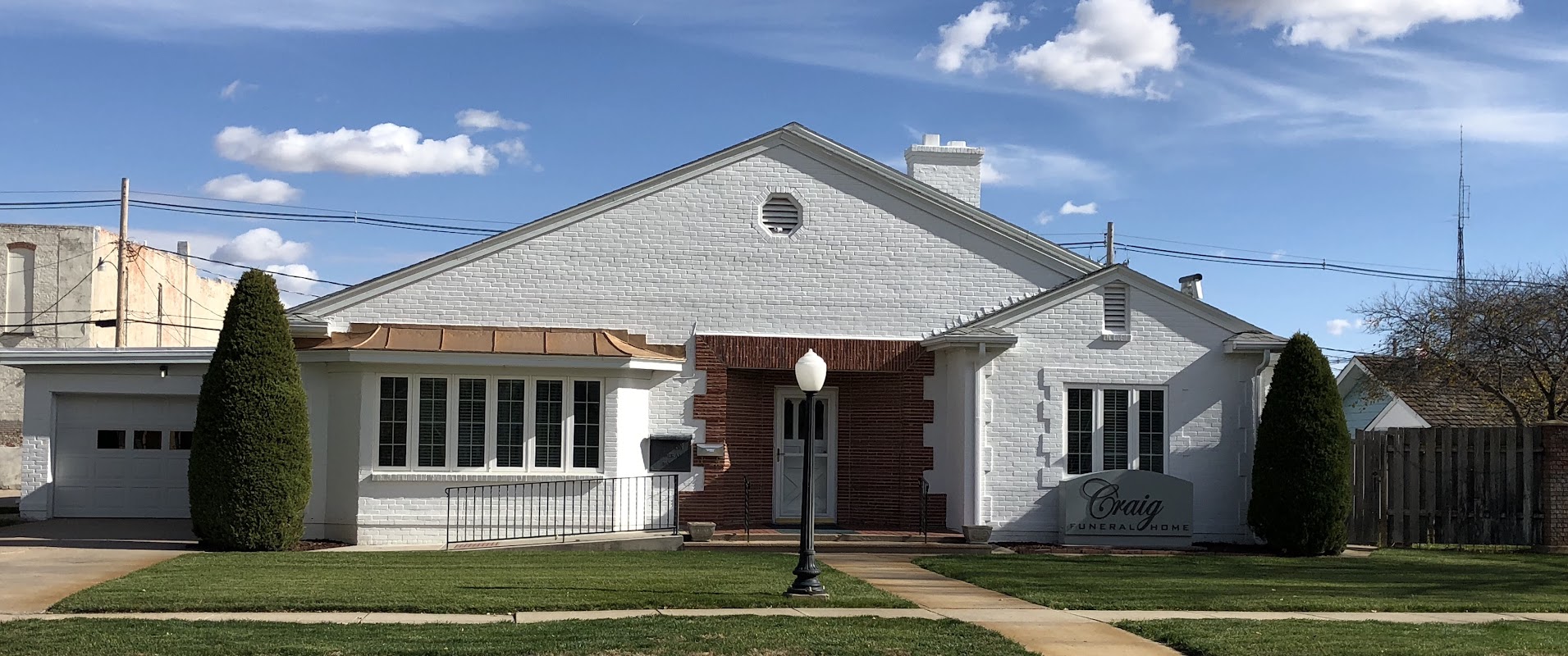 Layton Craig Funeral Home building in Minden, Nebraska