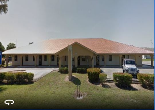 Lee County Cremation and Funeral Services building in Fort Myers, Florida
