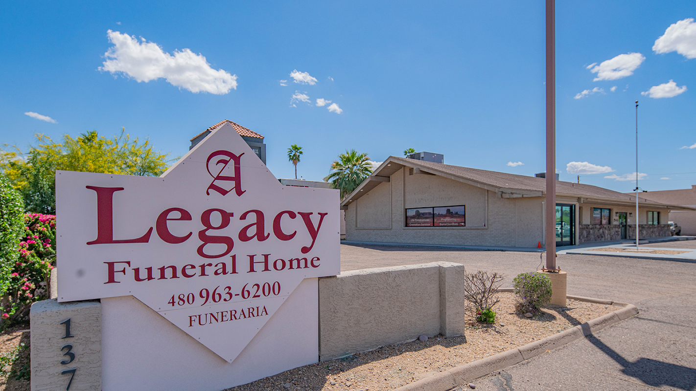 Legacy Funeral Home building in Sun City, Arizona