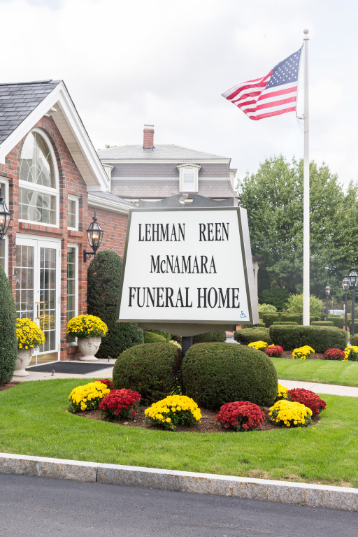 Lehman, Reen & McNamara Funeral Home building in Brighton, Massachusetts