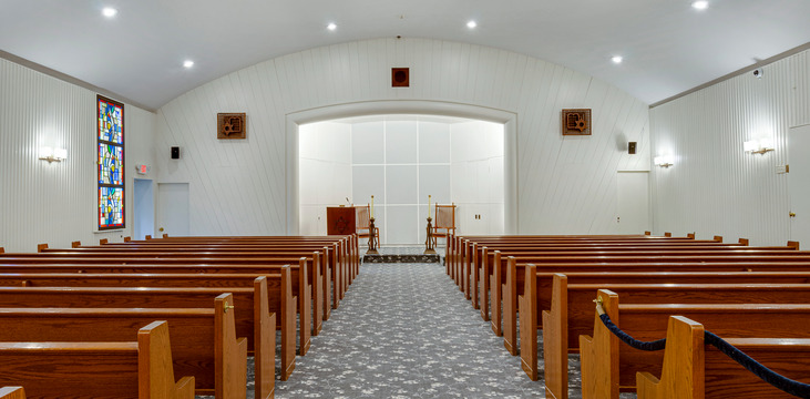 Levine Chapels building in Brookline, Massachusetts