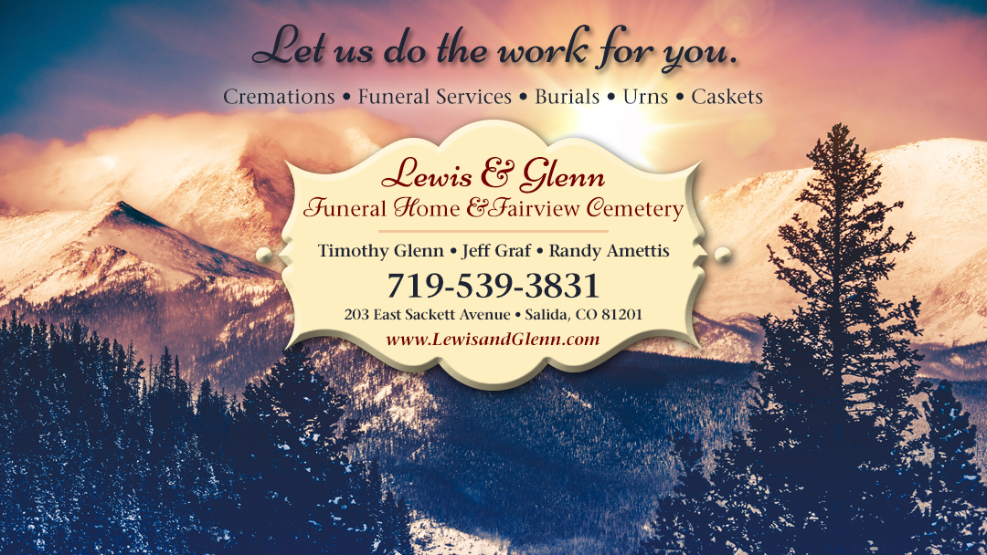 Lewis & Glenn Funeral Home building in Salida, Colorado