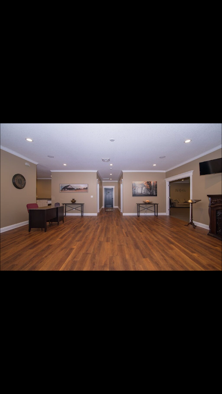 Liechty Funeral Home building in Berne, Indiana