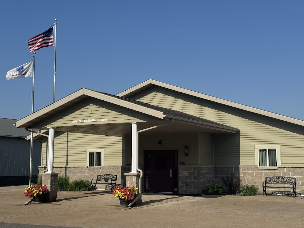 Life Tributes Funeral Home & Cremation Service building in Spencer, Wisconsin