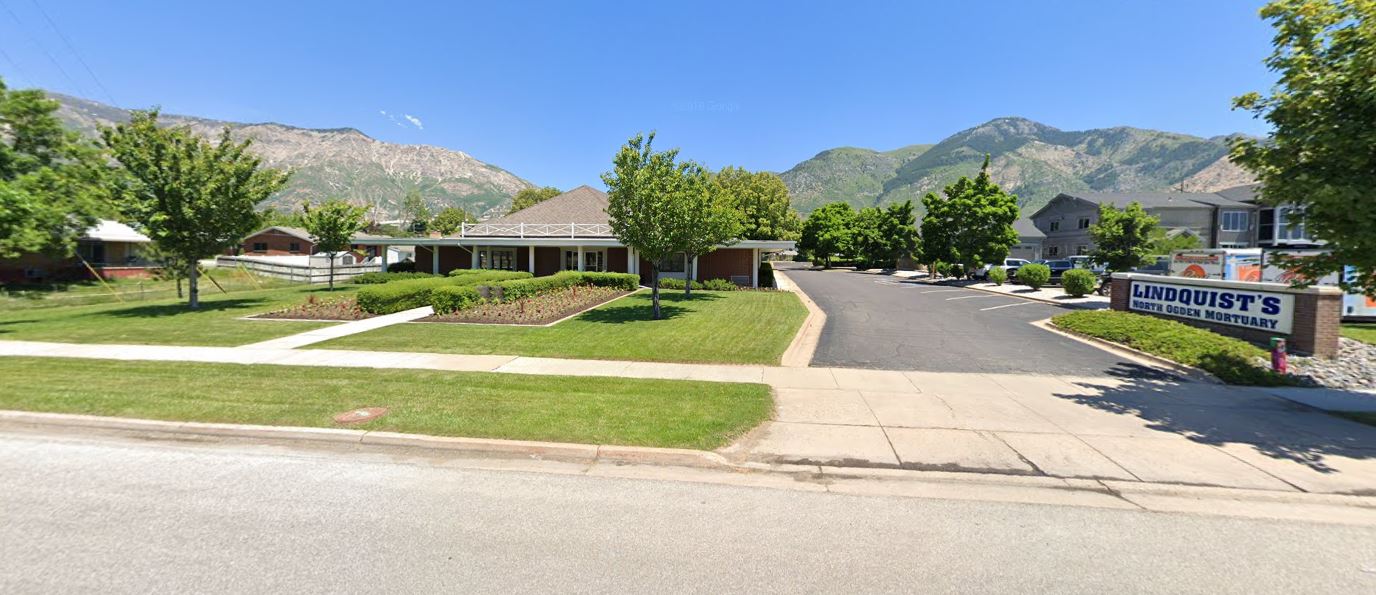 Lindquist Mortuaries building in North Ogden, Utah