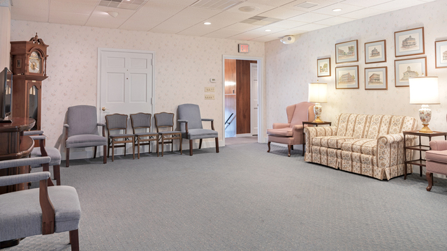 Linwood W. Ott Funeral Home building in Boyertown, Pennsylvania