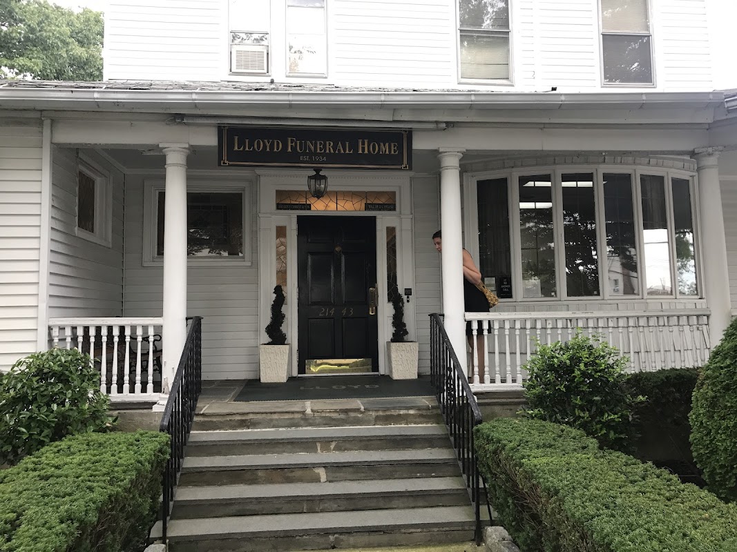 Lloyd Funeral Home building in Bayside, New York