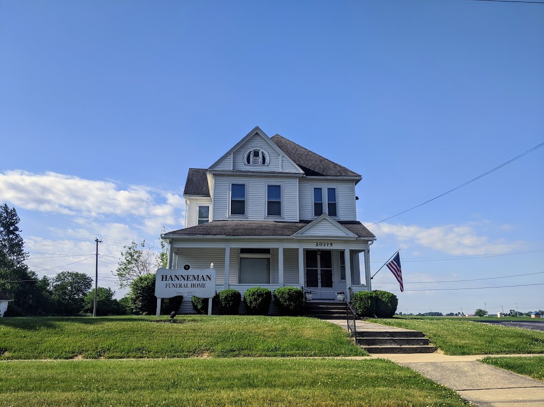 Loomis-Hanneman Funeral Home building in Weston, Ohio