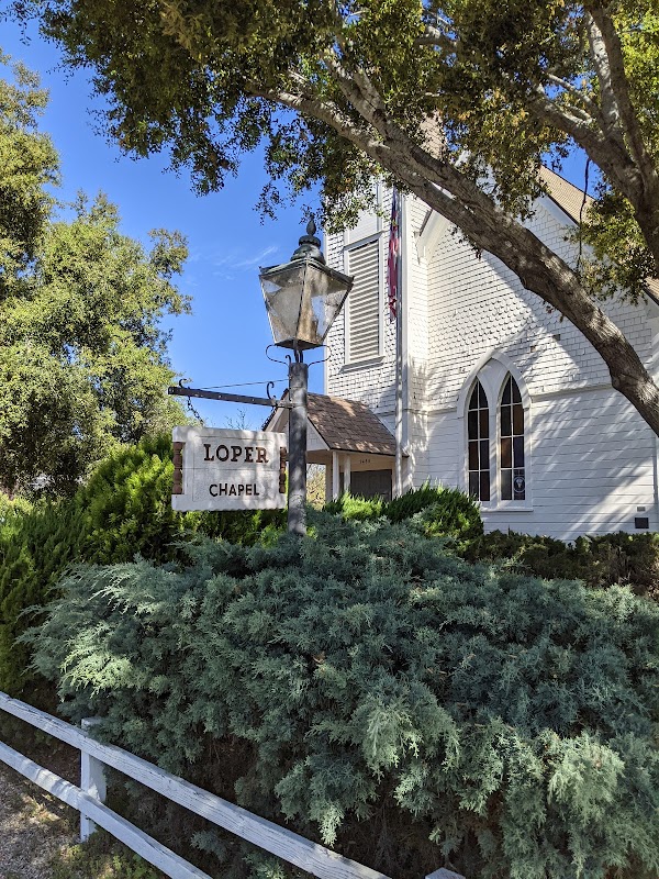 Loper Funeral Chapel building in Solvang, California