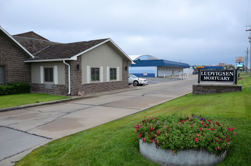 Ludvigsen Mortuary building in Fremont, Nebraska