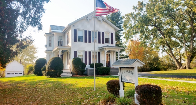 M B Kilmer Funeral Home building in Argyle, New York