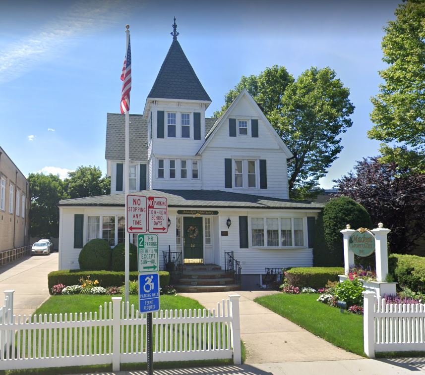 Macken Mortuary Inc building in Rockville Centre, New York