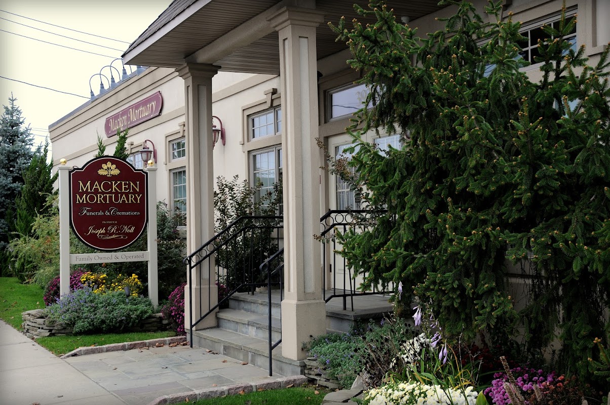 Macken Mortuary building in Island Park, New York