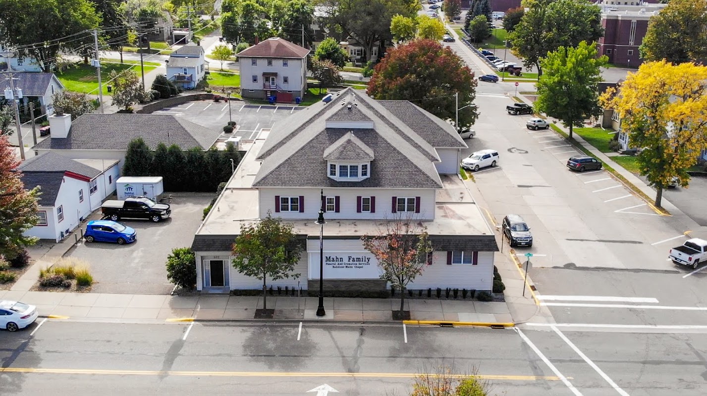 Mahn Family Funeral & Cremation Services building in Red Wing, Minnesota