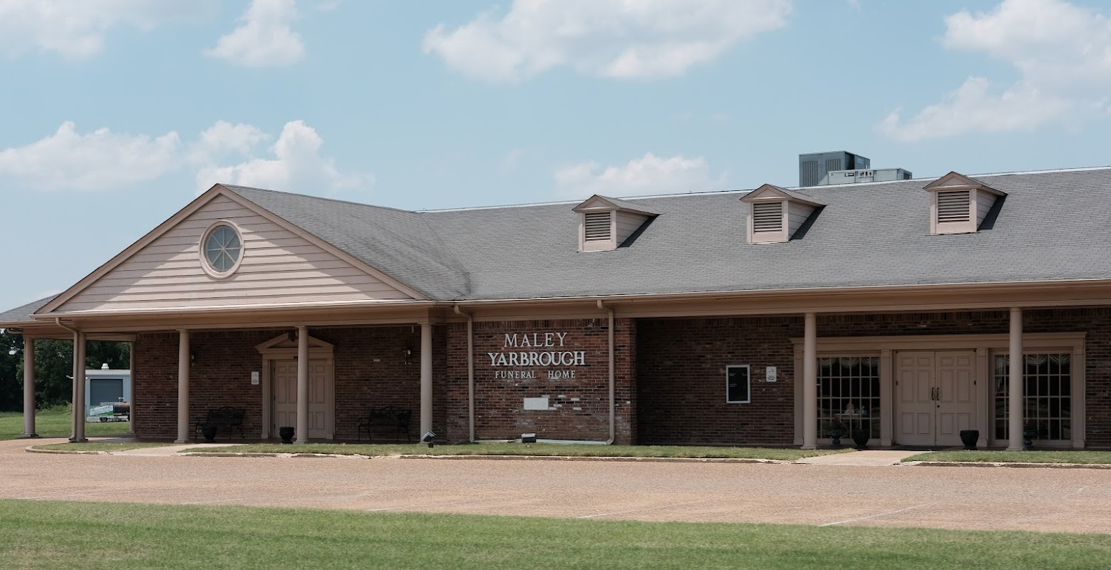 Maley-Yarbrough Funeral Home building in Covington, Tennessee