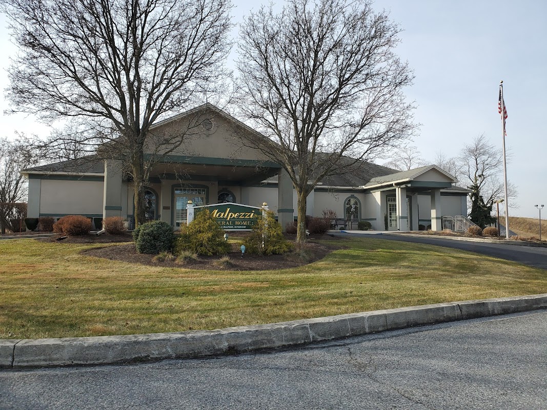 Malpezzi Funeral Home building in Mechanicsburg, Pennsylvania