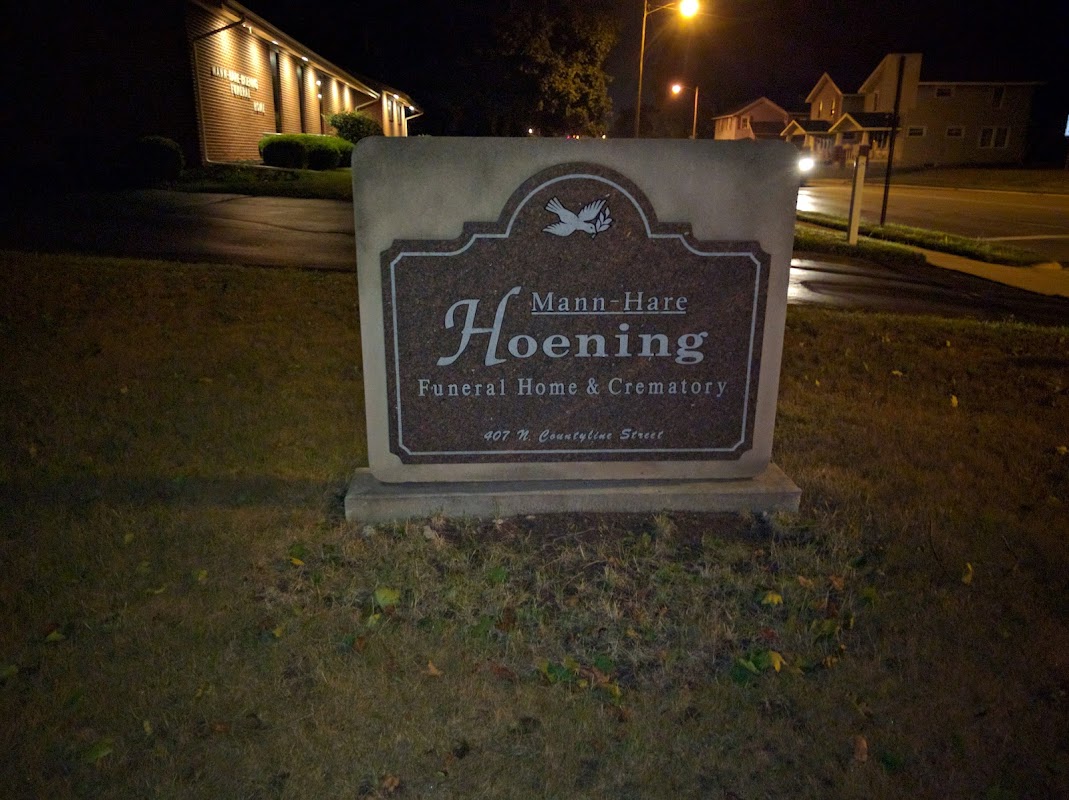 Mann-Hare-Hoening Funeral Home & Crematory building in Fostoria, Ohio