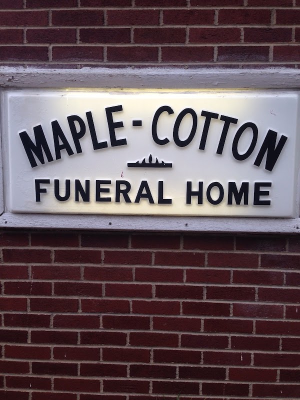 Maple-Cotton Funeral Home building in Kensington, Ohio