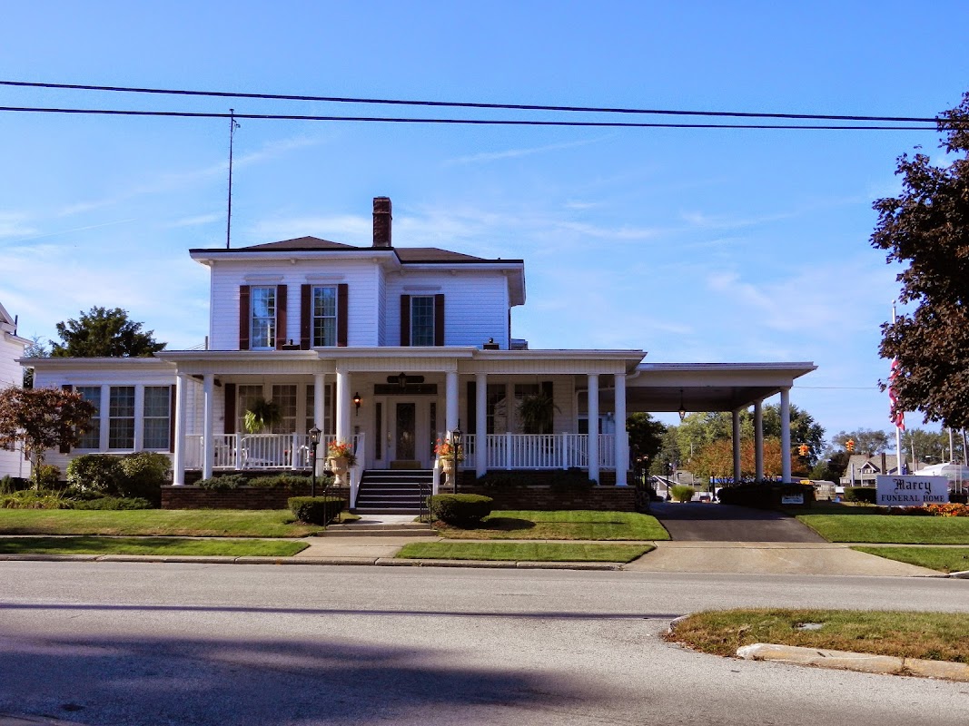 Marcy Funeral Home building in Conneaut, Ohio