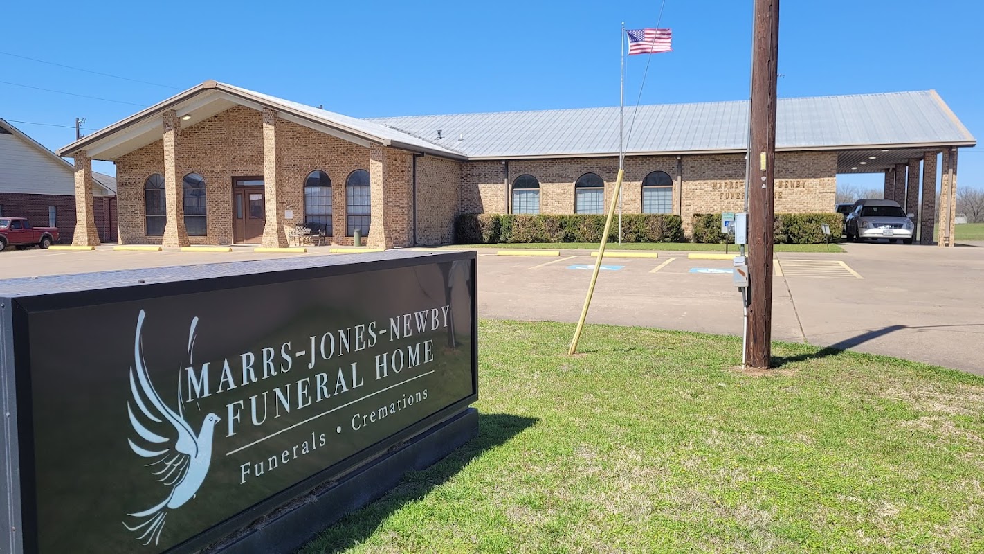 Marrs-Jones-Newby Funeral Home building in Bastrop, Texas