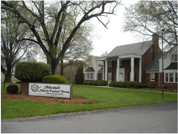 Marshall-March Funeral Home building in Suitland, Maryland