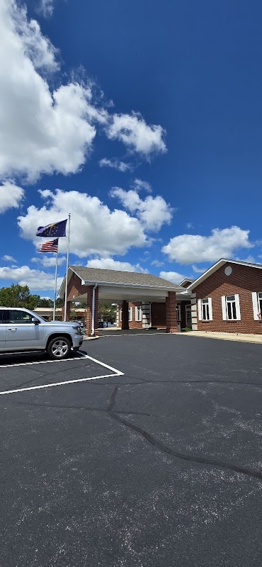 Matthews Funeral Home building in Brownsburg, Indiana