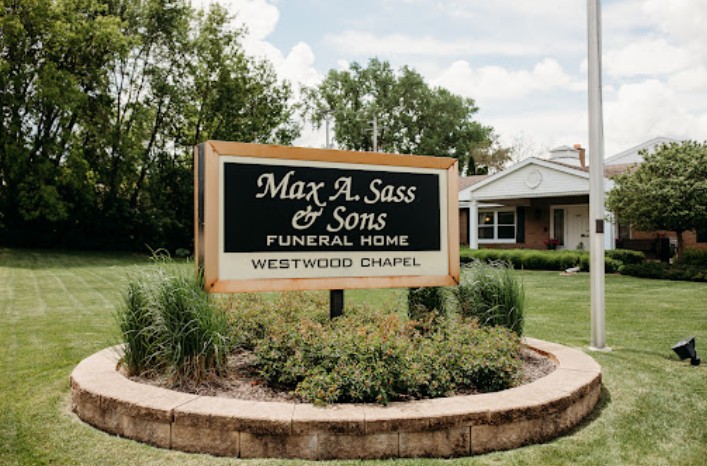 Max A. Sass & Sons Westwood Chapel building in Muskego, Wisconsin