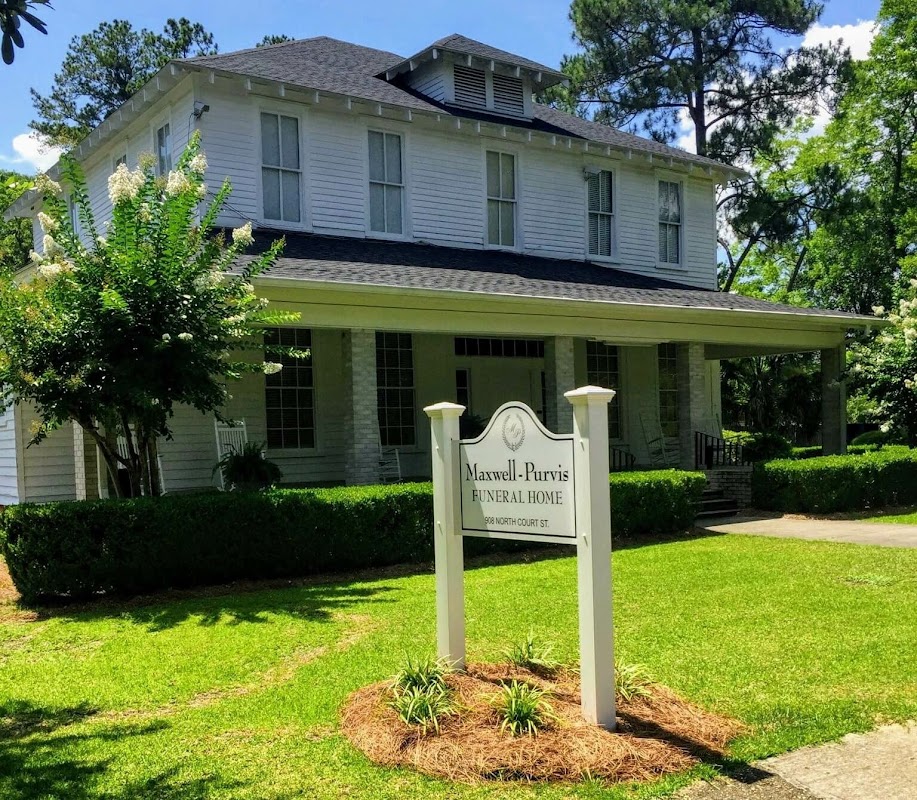 Maxwell-Miller Funeral Home building in Quitman, Georgia