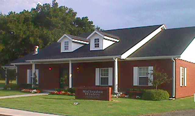 McClendon-Winters Funeral Home - Beggs building in Beggs, Oklahoma